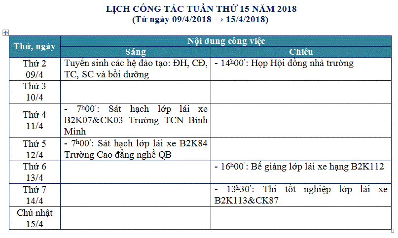 lich cong tac tuan 15 nam 2018